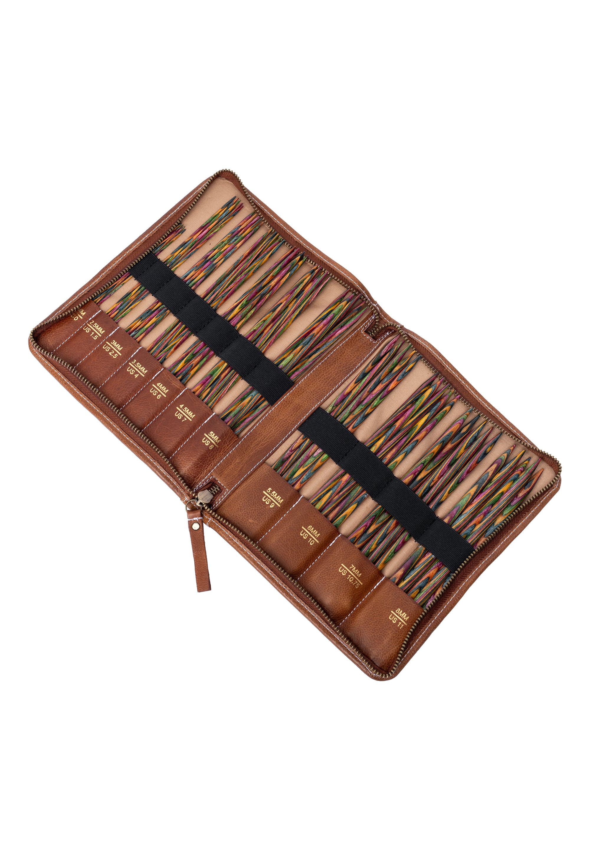 Strikkeetui | Skinn | Valnut | Project 103