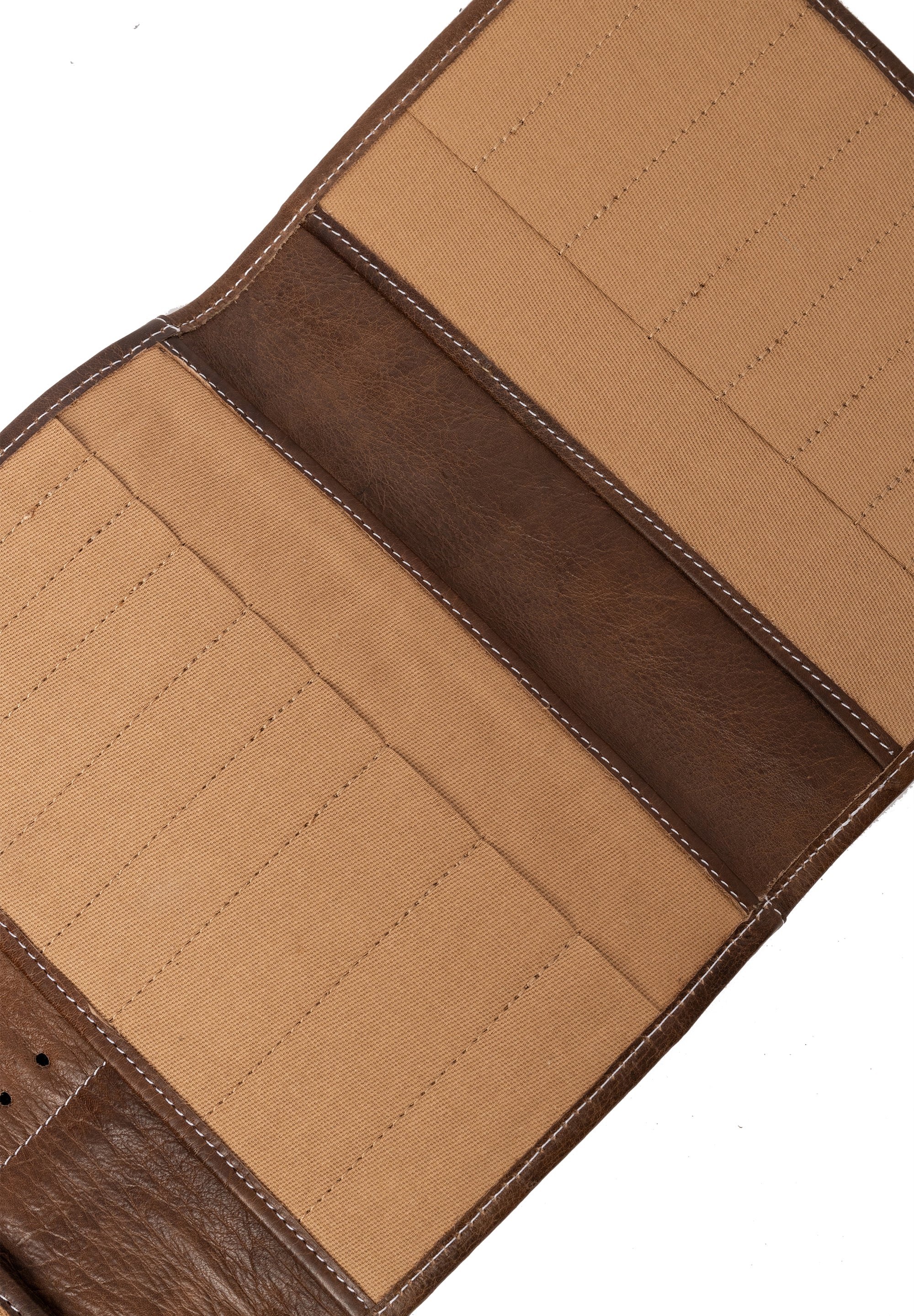 Project 14 Strikkeetui – Skinn, Woodsmoke
