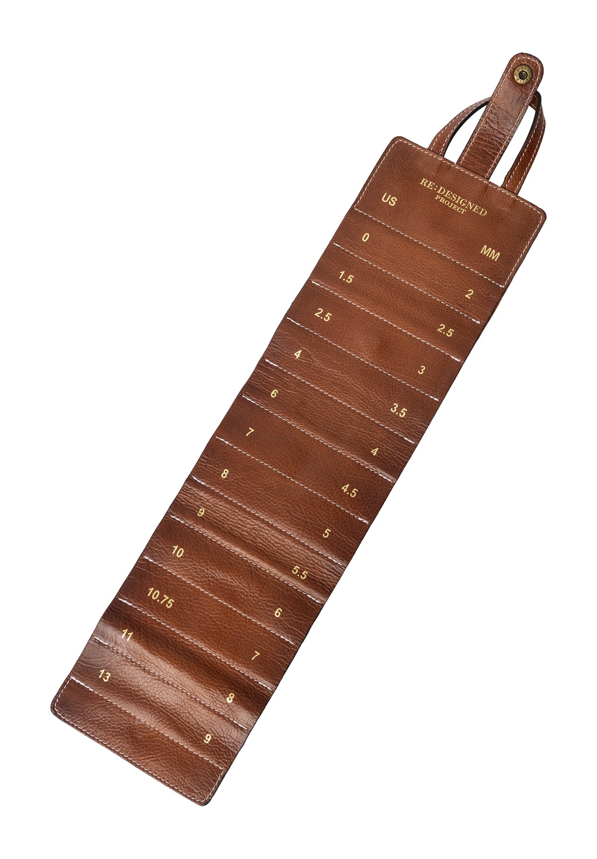 Project 66 rundpinneetui i skinn, Walnut