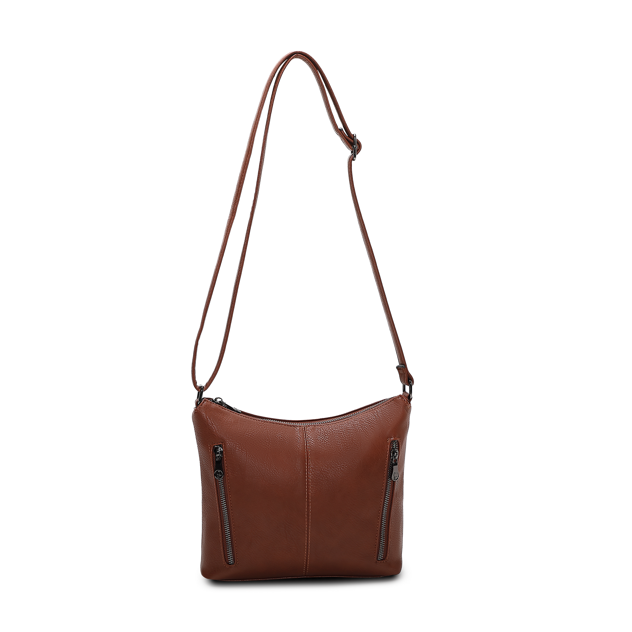 Crossbody veske | Cognac | Flere inndelinger | 4351117  Donna