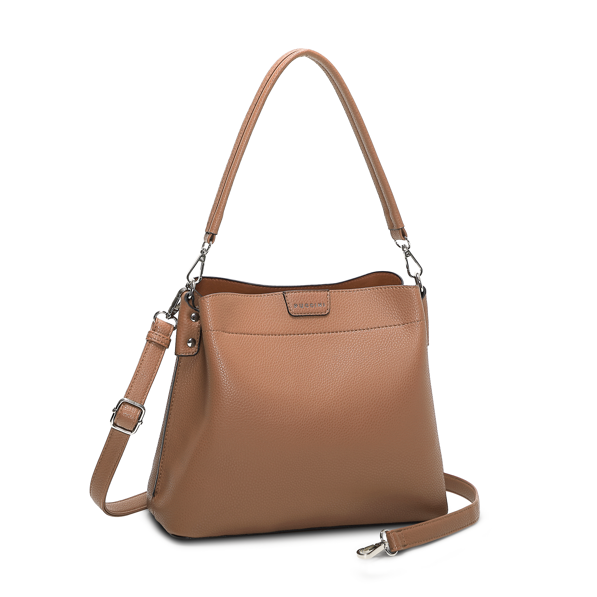 Skulderveske | Camel | Avtagbar langreim | 4353435 Anna