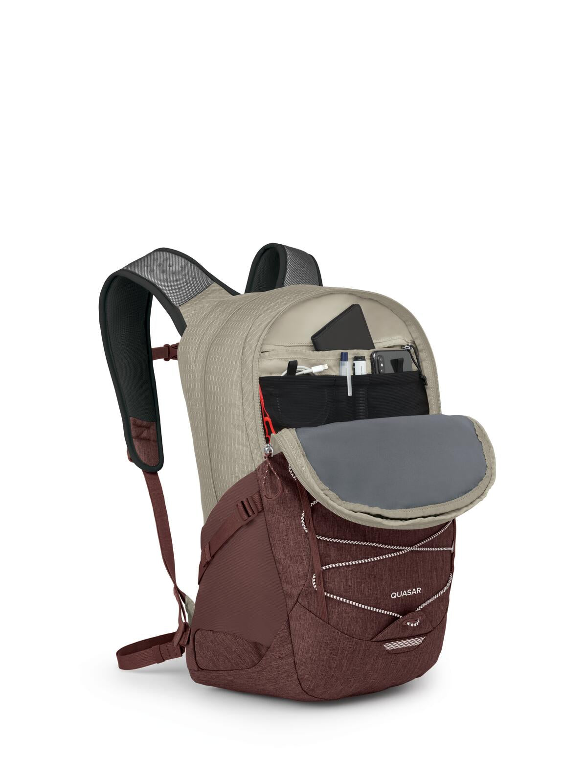 Quasar ryggsekk 26L, Tan/Raisin Red