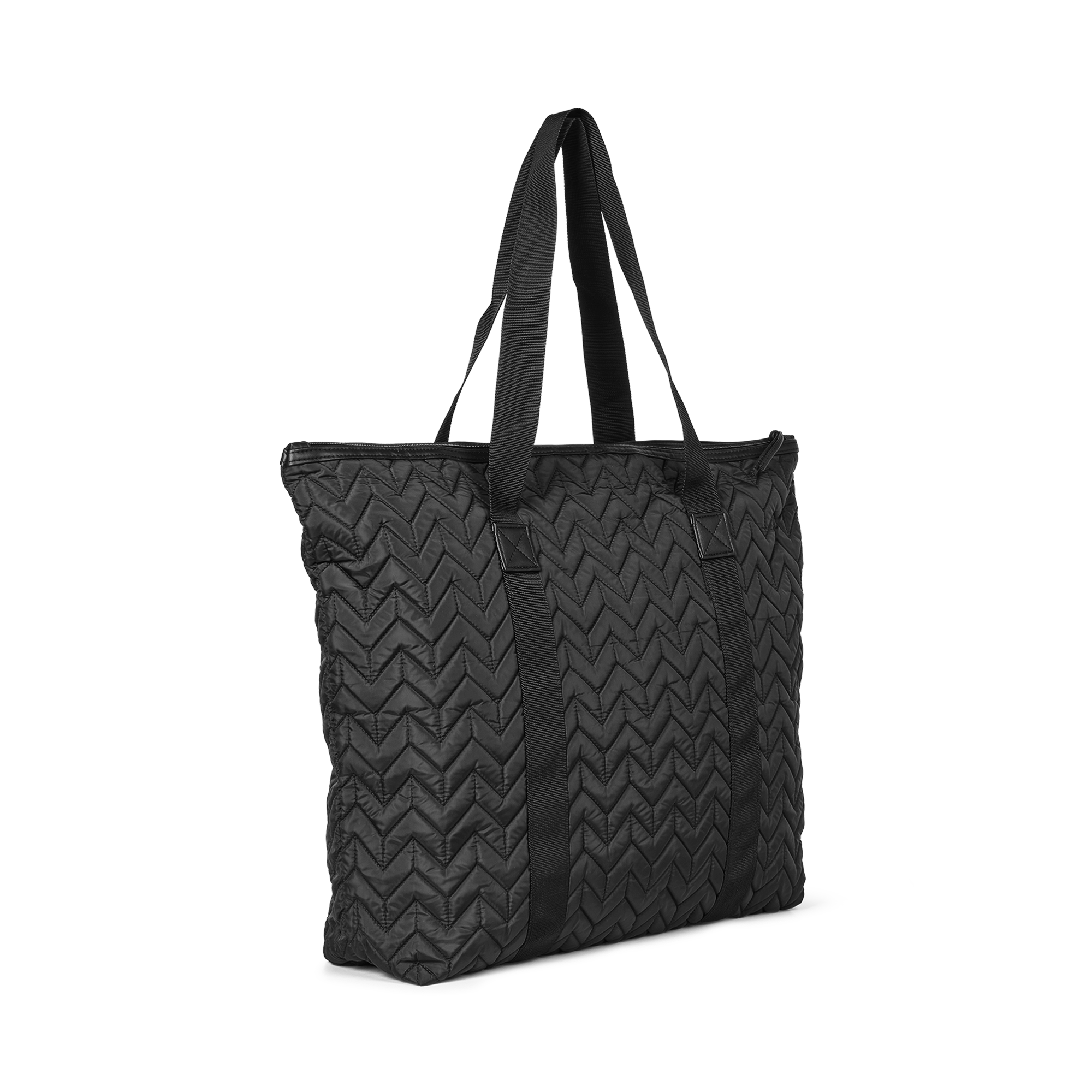 Bag / Veske | Stor | Sort | Bærekraftig | Totebag | Gwenneth Re-Q Zig Bag S