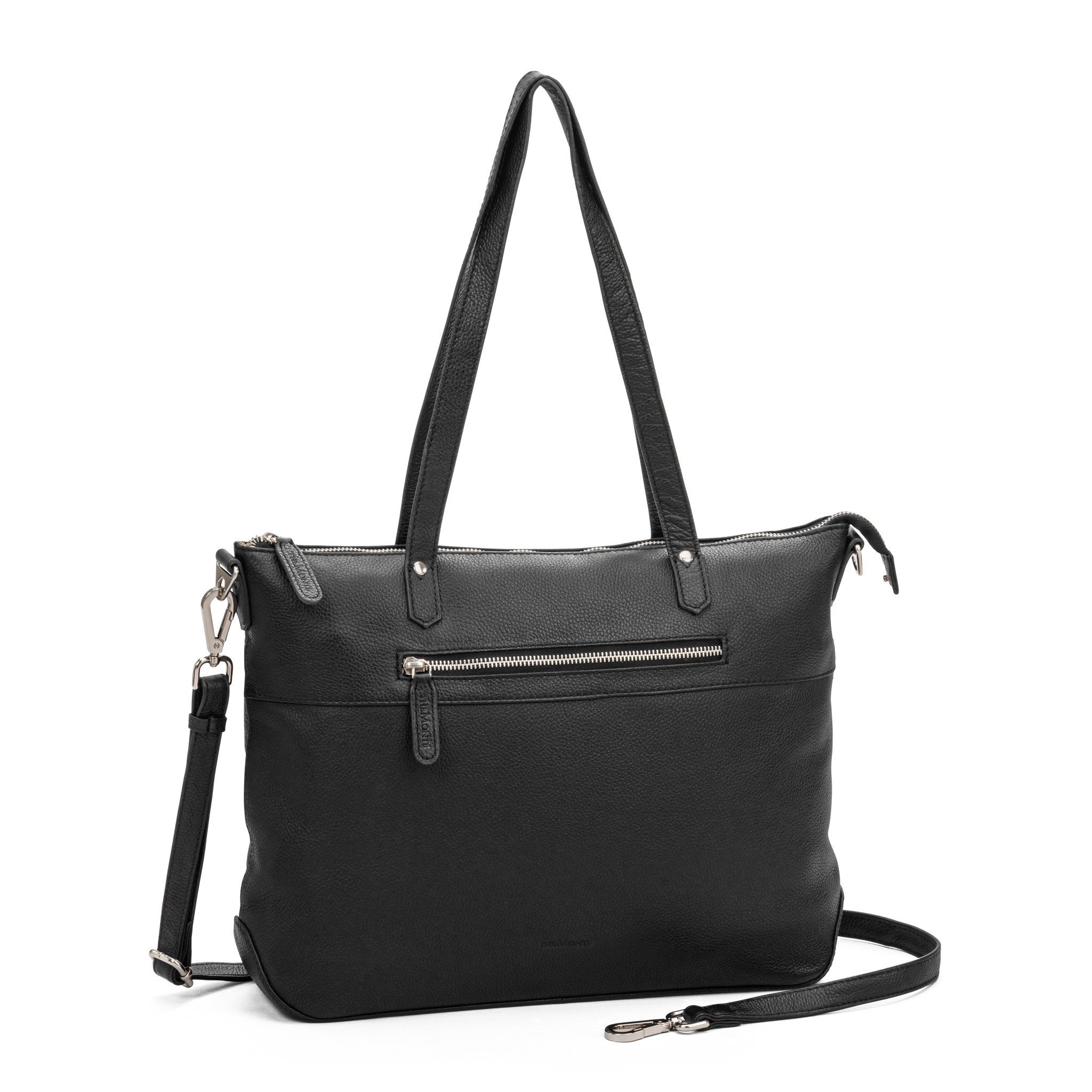 Tote Bag – Skinn, Sort, Stor