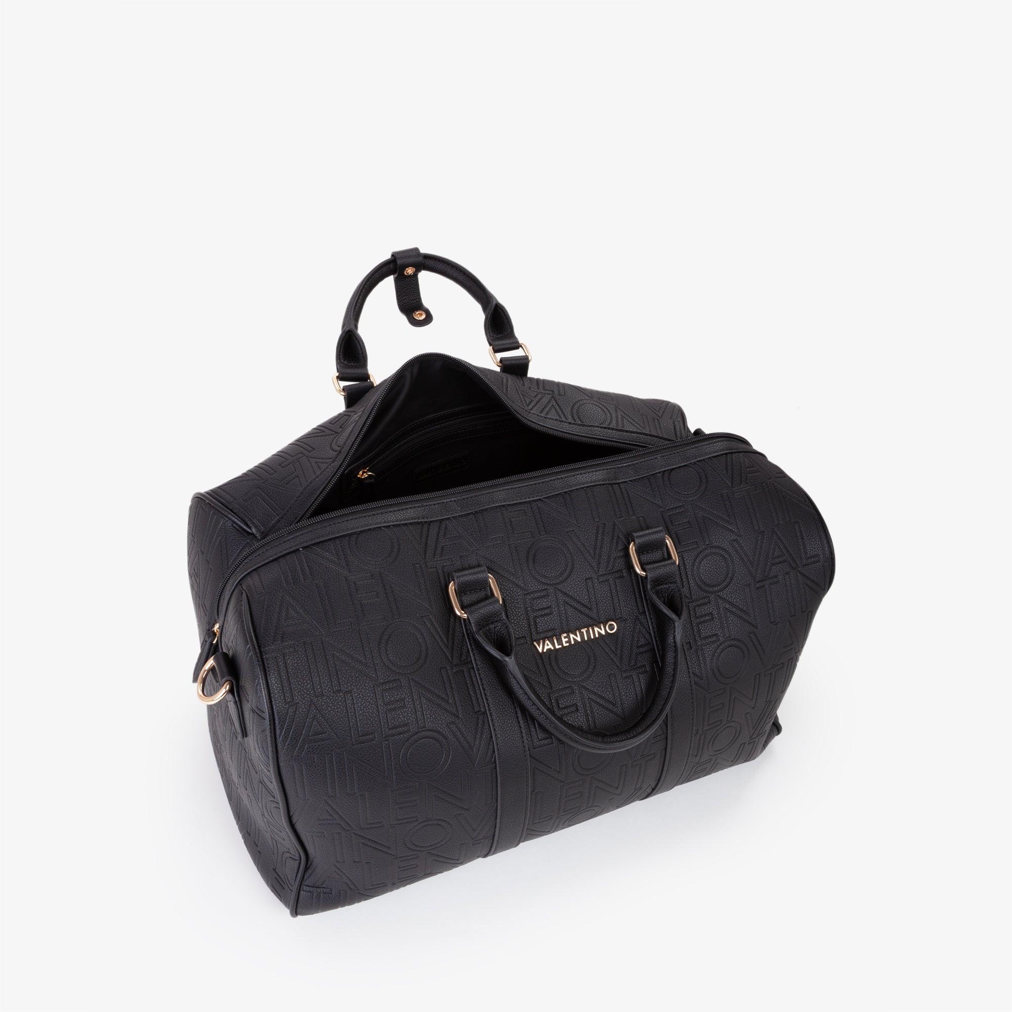 Weekendbag | Sort | Bred bunn | Lang Skulderrem | VBS8PG60 PANSY