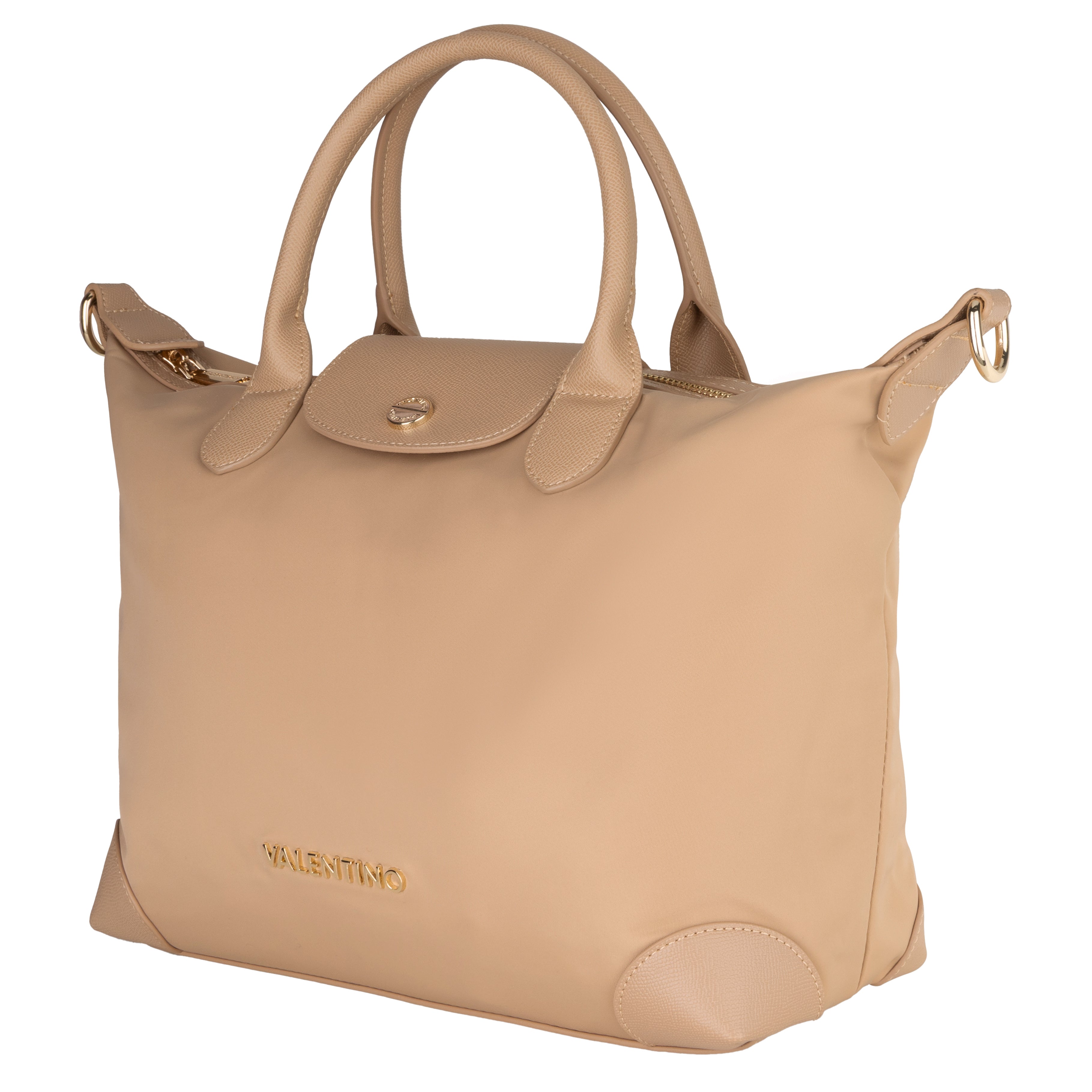 Håndveske | Nylon | 2 langreim | Beige | JOLLY RE