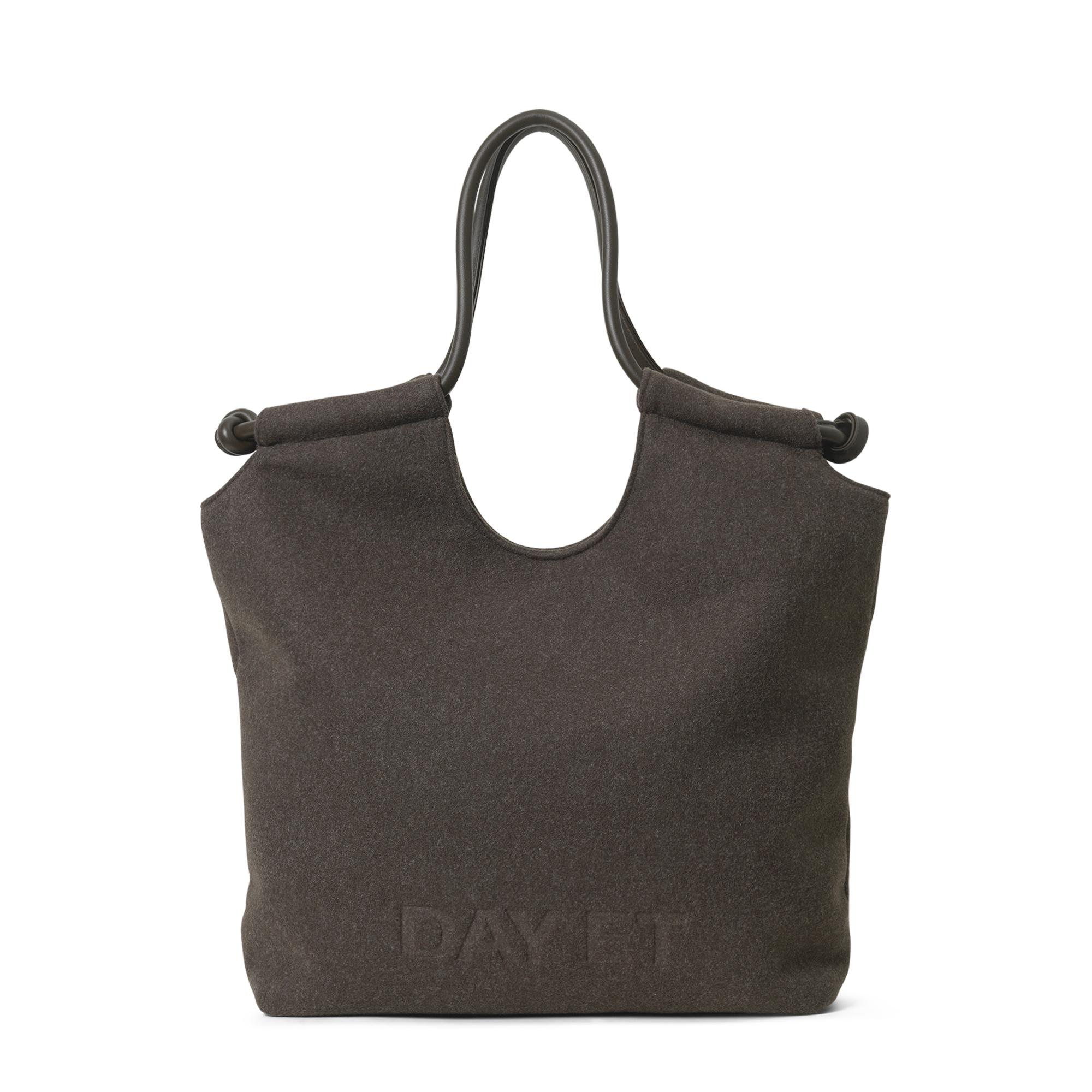 Skulderveske | Plass til en 15"laptop | Chocolate Melange | Day Woolen Tote