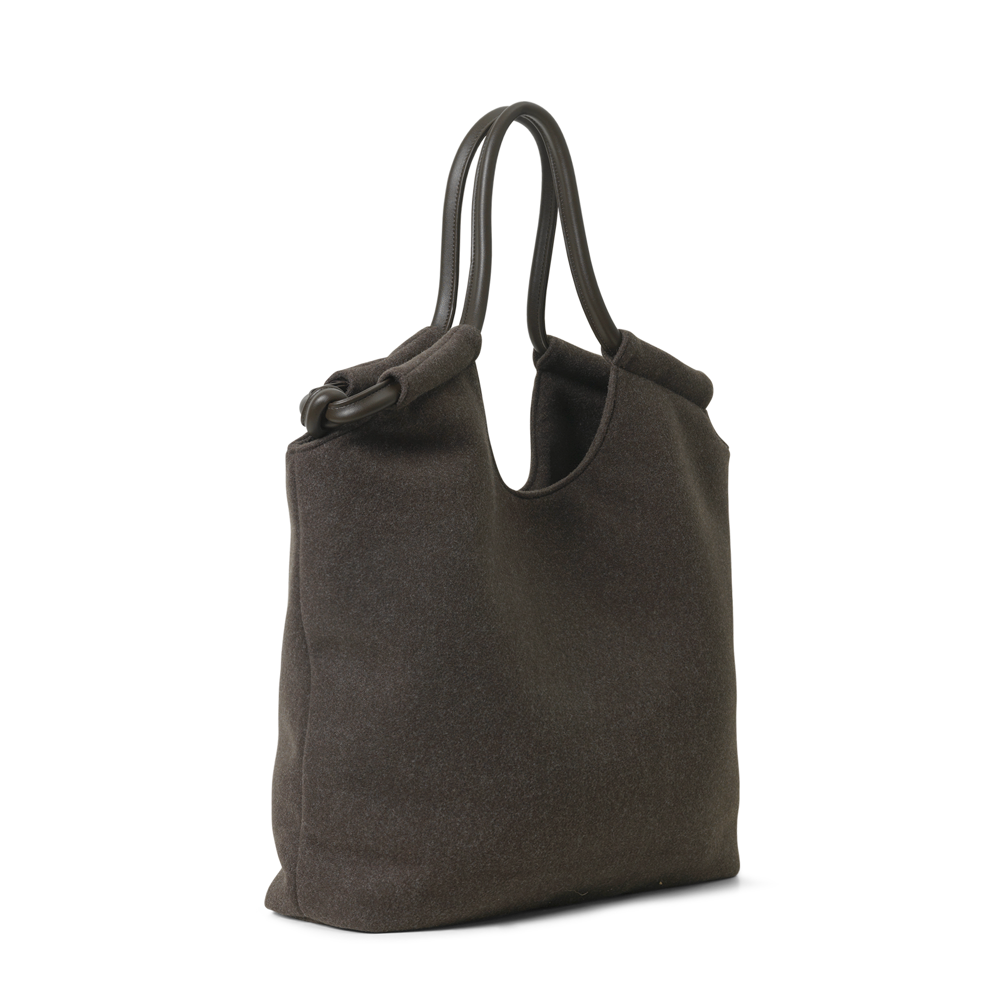 Skulderveske | Plass til en 15"laptop | Chocolate Melange | Day Woolen Tote