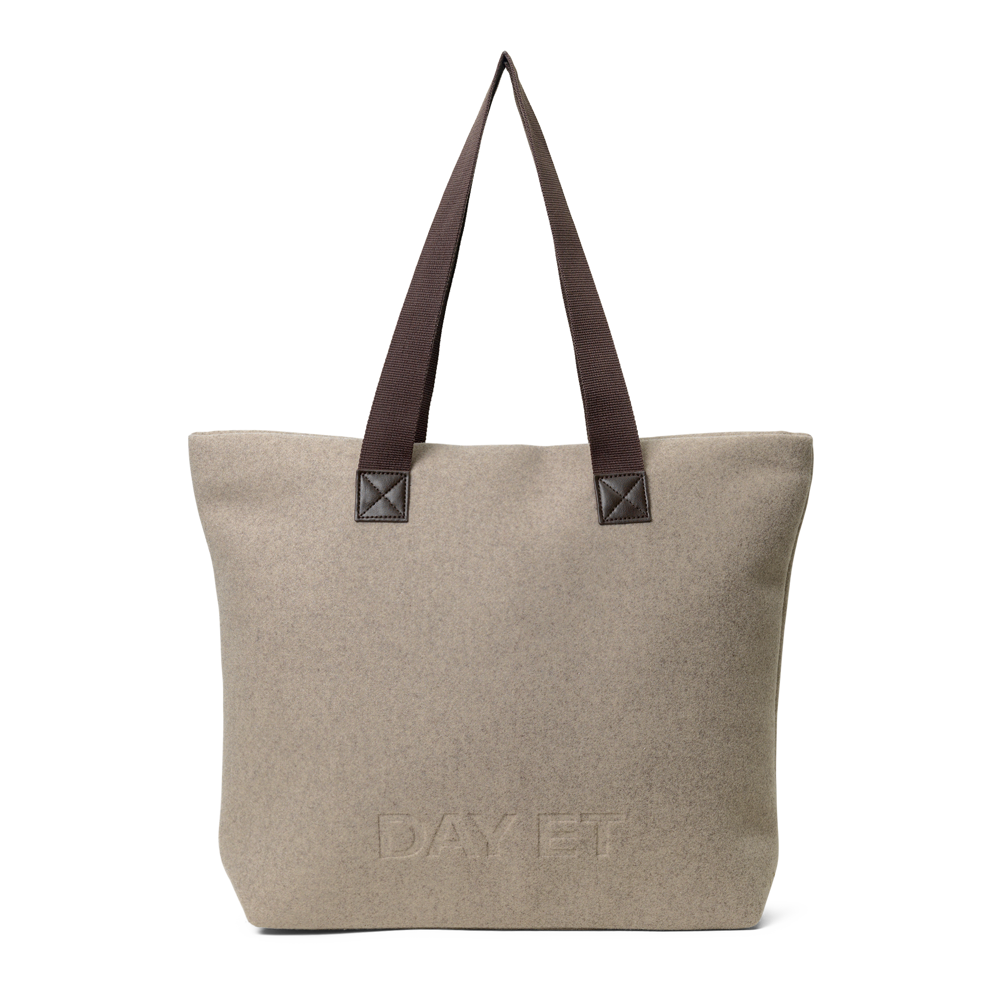 Skulderveske | Lukkes med glidelås | Brindle | Day Woolen Bag