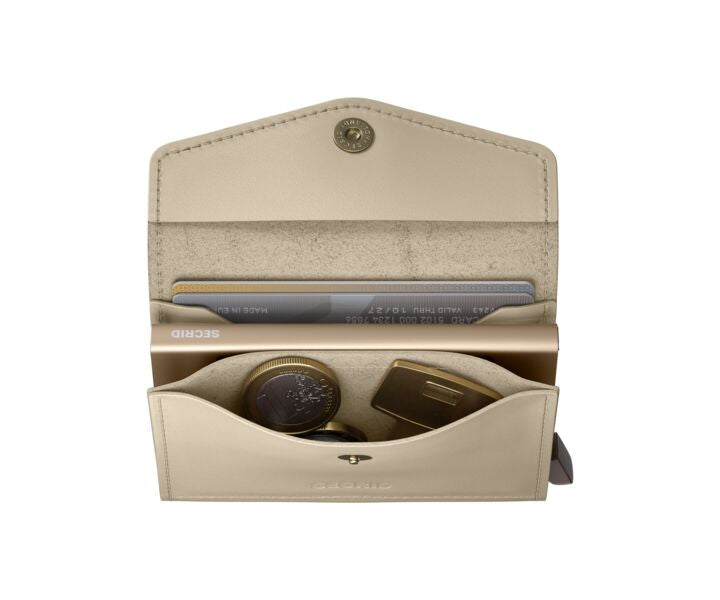 Envelope Wallet Kortholder – Latte, Pop-Up