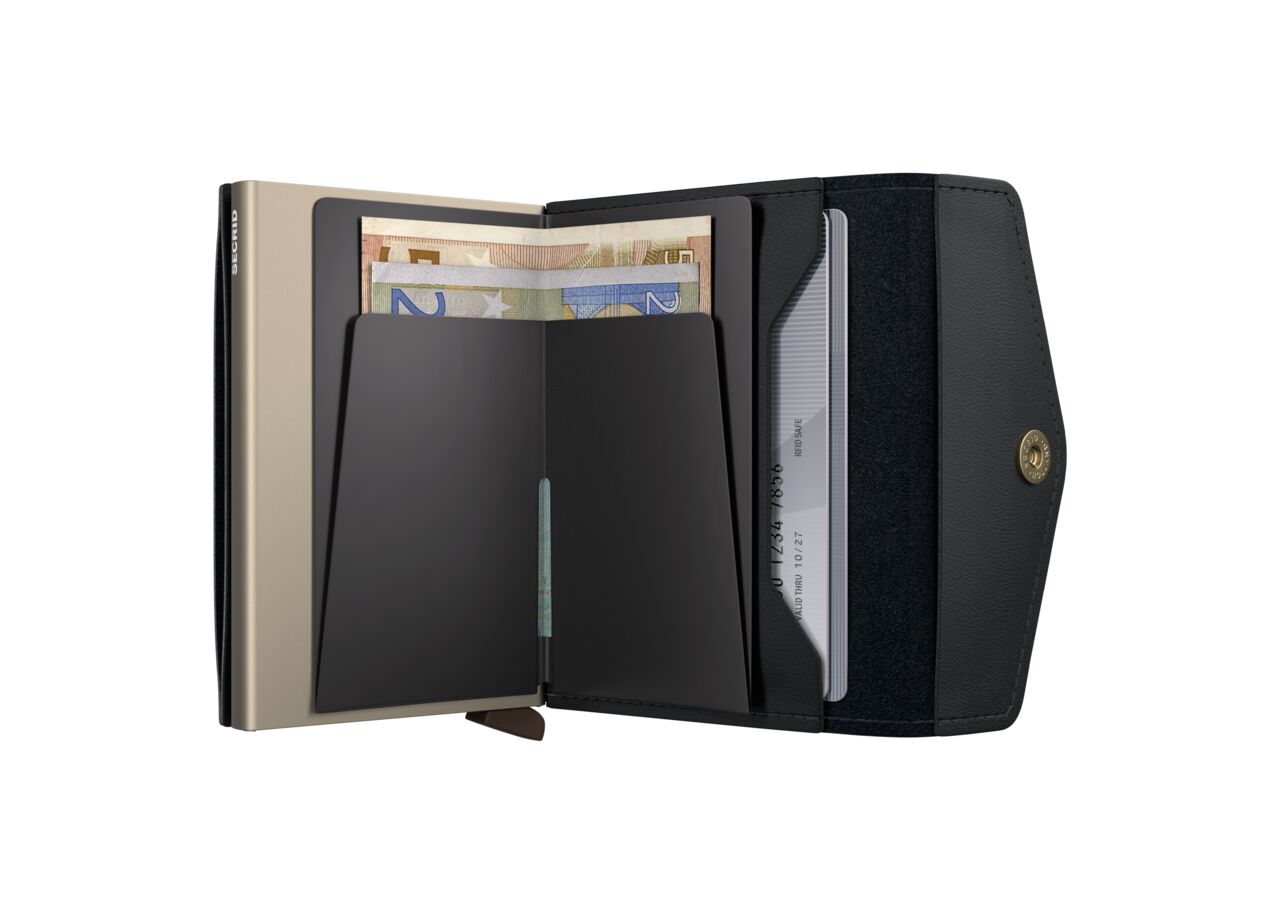 Envelope Wallet Kortholder – Sort, Pop-Up