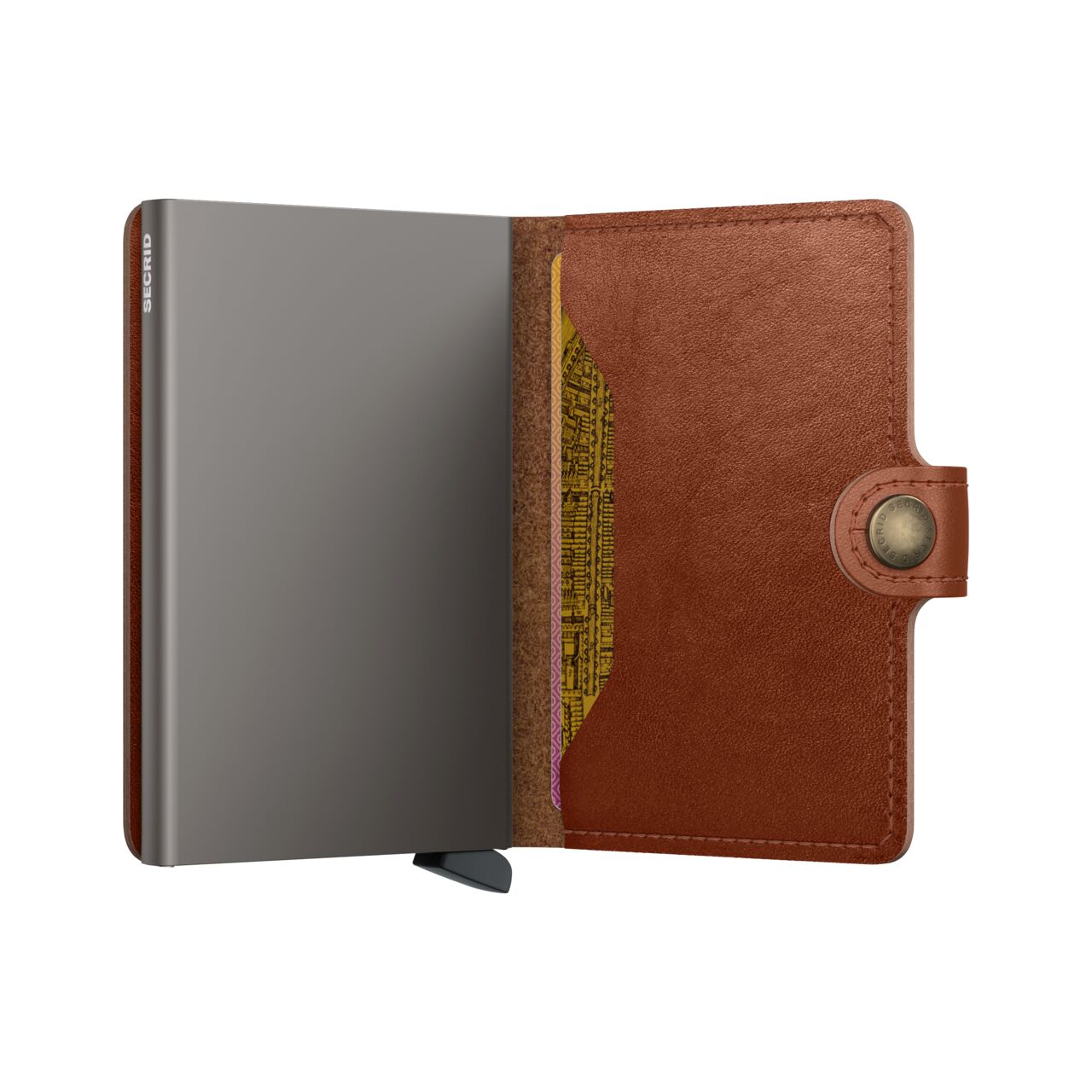 Kortholder | Lommebok | Brun | Pop-Up | Secrid Miniwallet