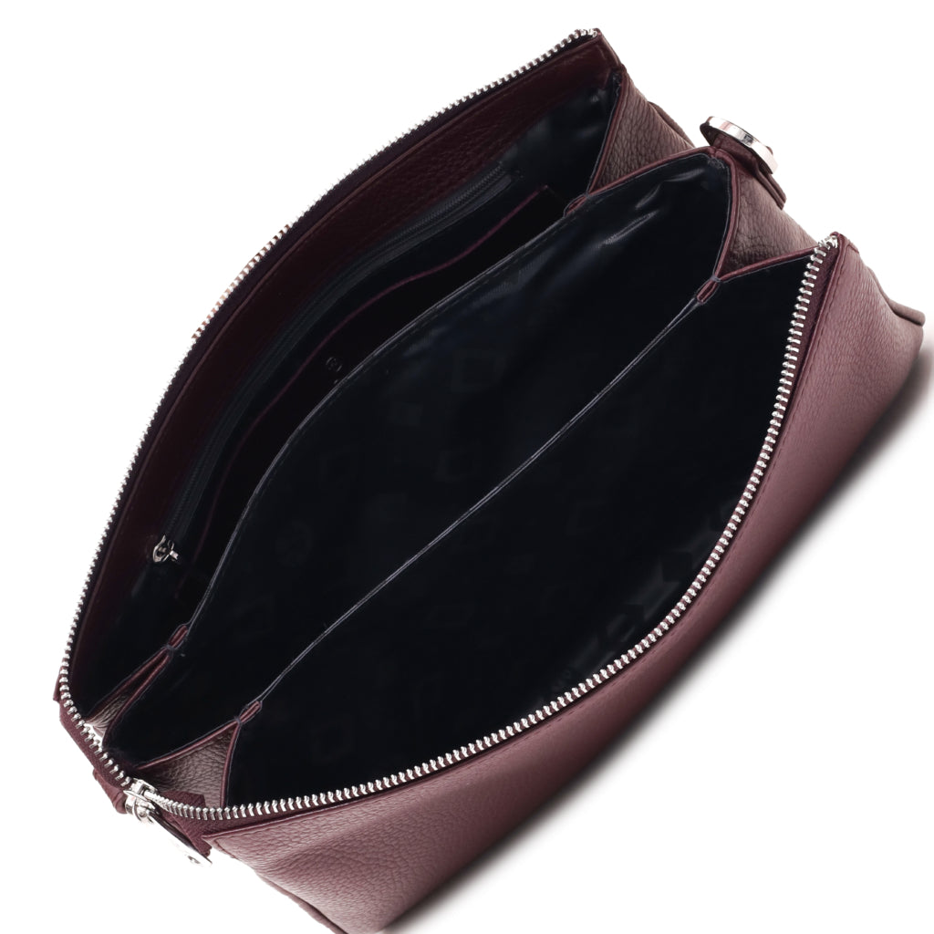 Cormorano skulderveske, Noor Burgundy