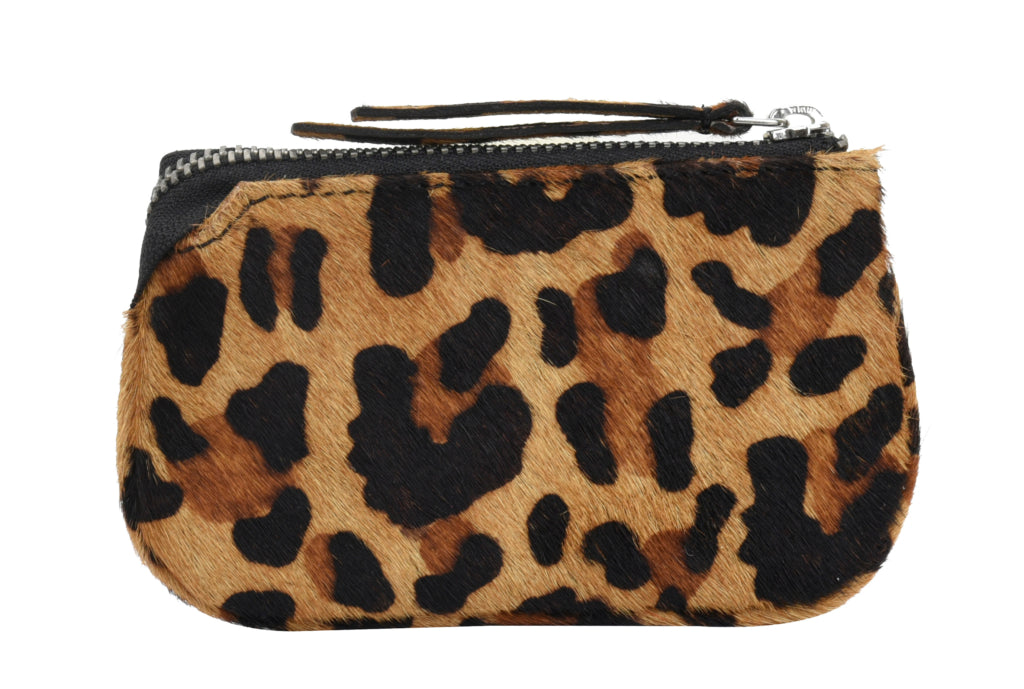 Nøkkelpung | Leopard | Skinn | Adax