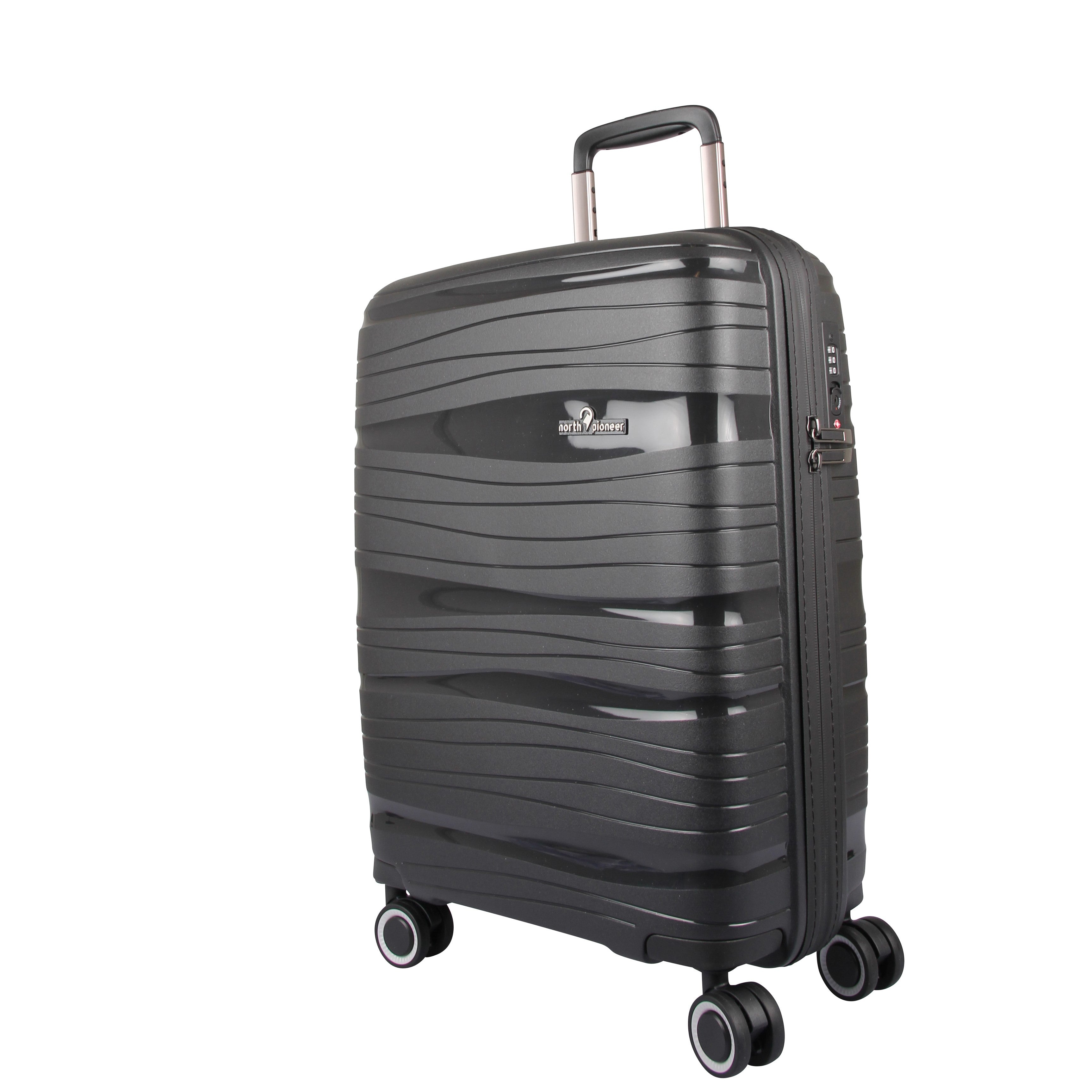 Kabin koffert | Liten | Sort | 55 cm | 4 Hjul | Kodelås  TSA  | Oslo koffert