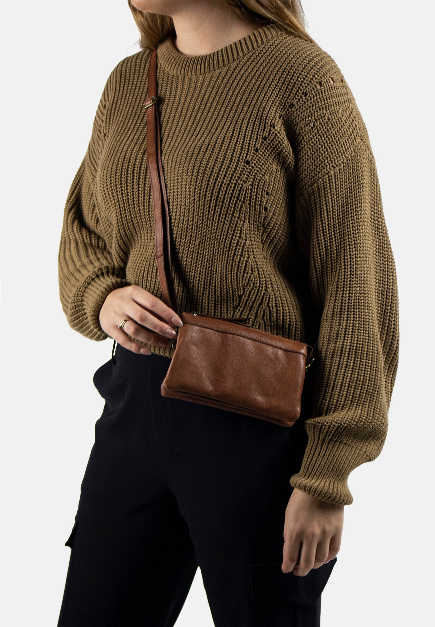 Skinnveske | walnut |Lisa Urban Bag