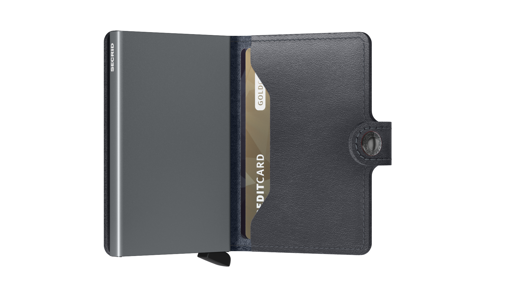 Kortholder | Lommebok | Grå | Pop-Up | Secrid Miniwallet