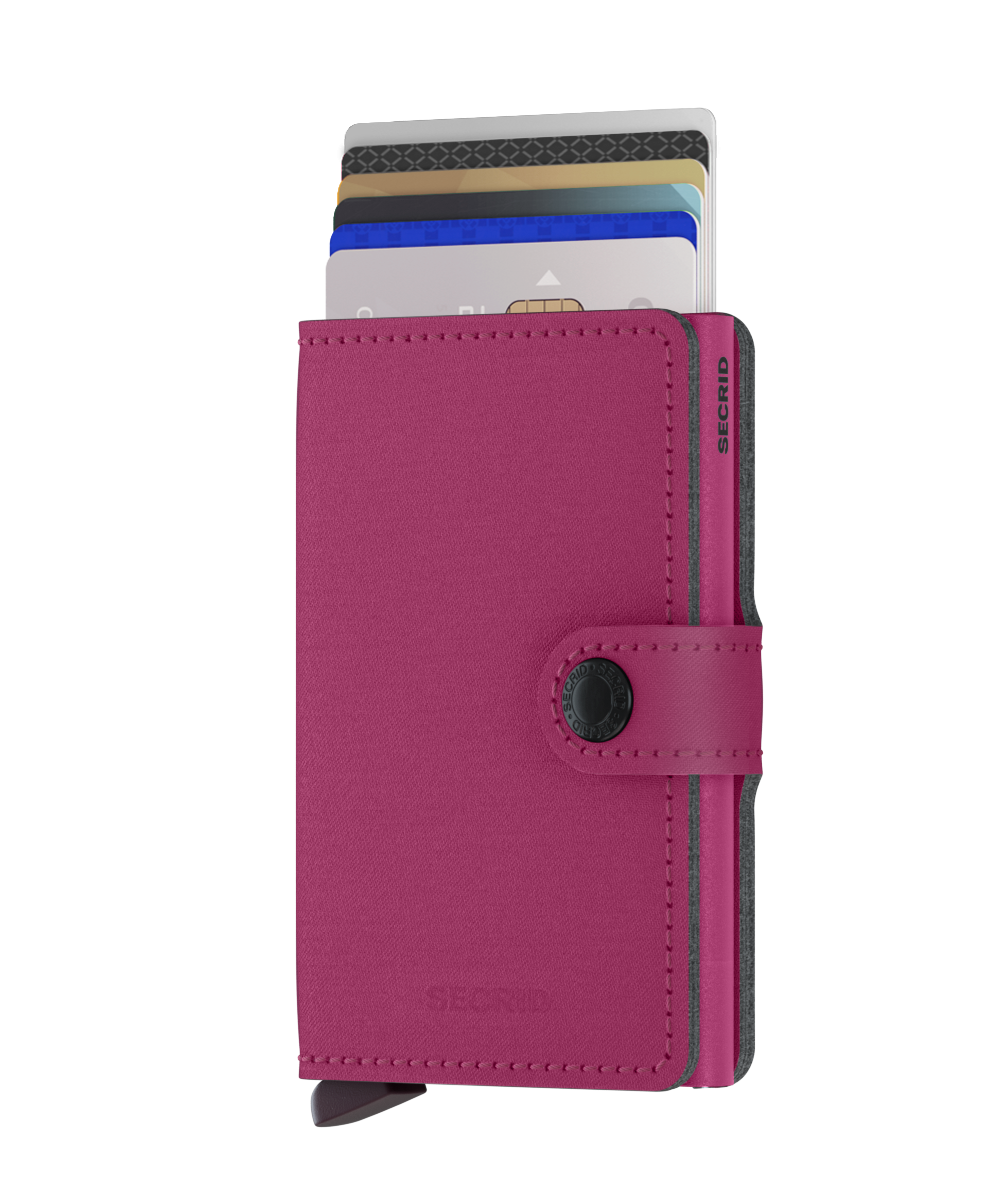 Kortholder | Lommebok | Rosa | Pop-Up | Secrid Miniwallet