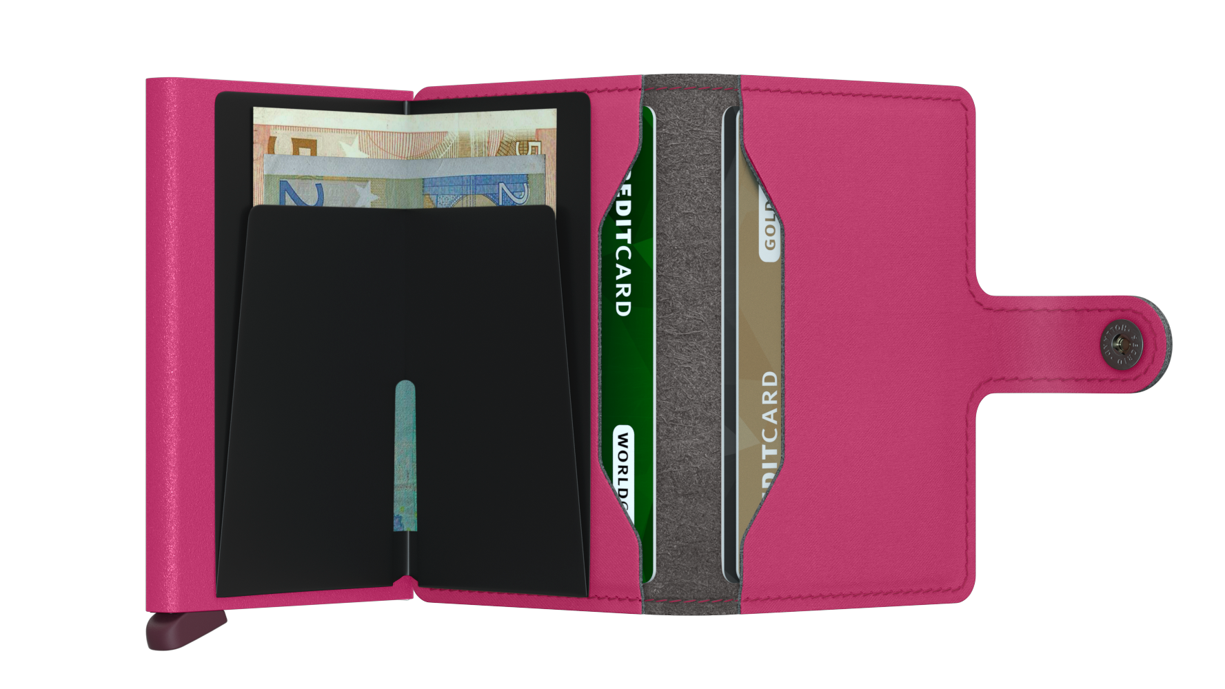 Kortholder | Lommebok | Rosa | Pop-Up | Secrid Miniwallet