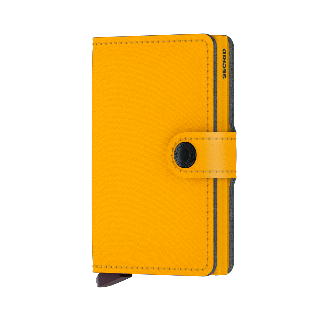 Kortholder | Lommebok | Gul | Pop-Up | Secrid Miniwallet
